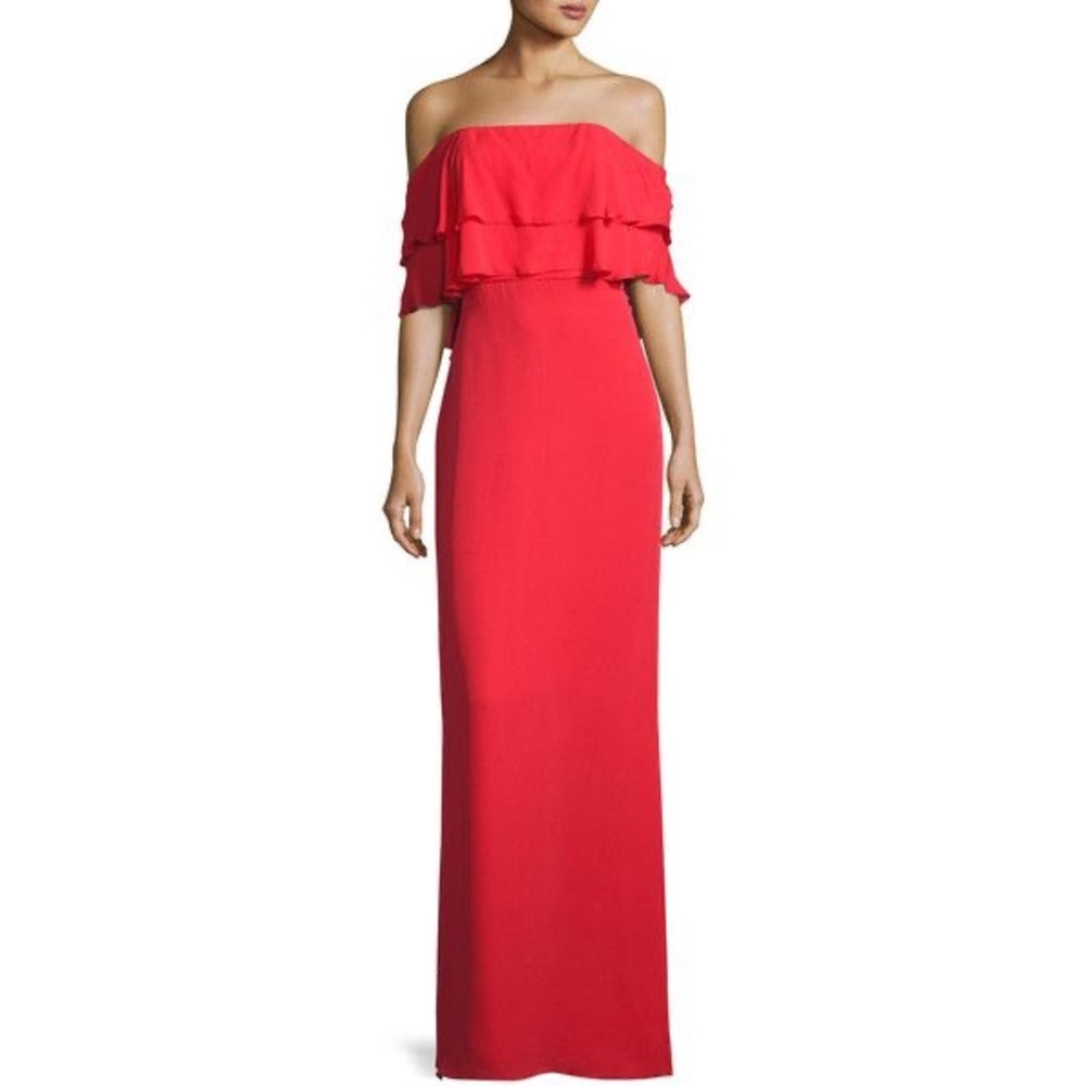 Red Parker Long Dress